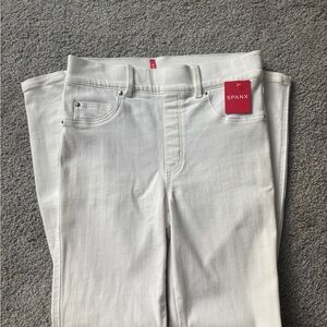 SPANX White Denim Pants
